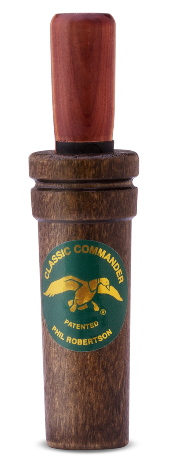 Duck Commander Classic Commander Double Reed Open Duck Call Mallard Hen Natural Wood