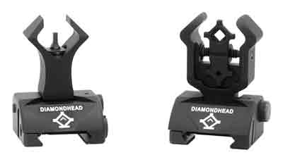 DMDHD Diamond ISS Front & Rear Sight Set Black