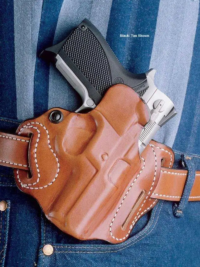 DeSantis Speed Scabbard Right-Hand Black Holster - 1911 Commander, Open Top