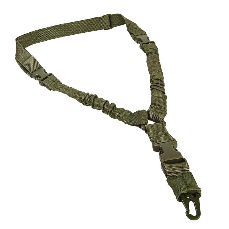 NcSTAR VISM AR-15 Bungee Single-Point Sling Adjustable 30"-38" Green