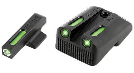 TruGlo TFX TG13NV1A Green Tritium Fiber Optic Iron Sights 1911 Government