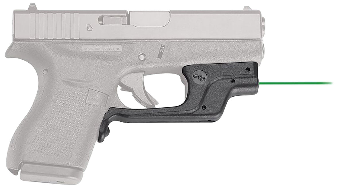 Crimson Trace LG-443 Laserguard Compatible with Glock 42/43 Green Laser Black