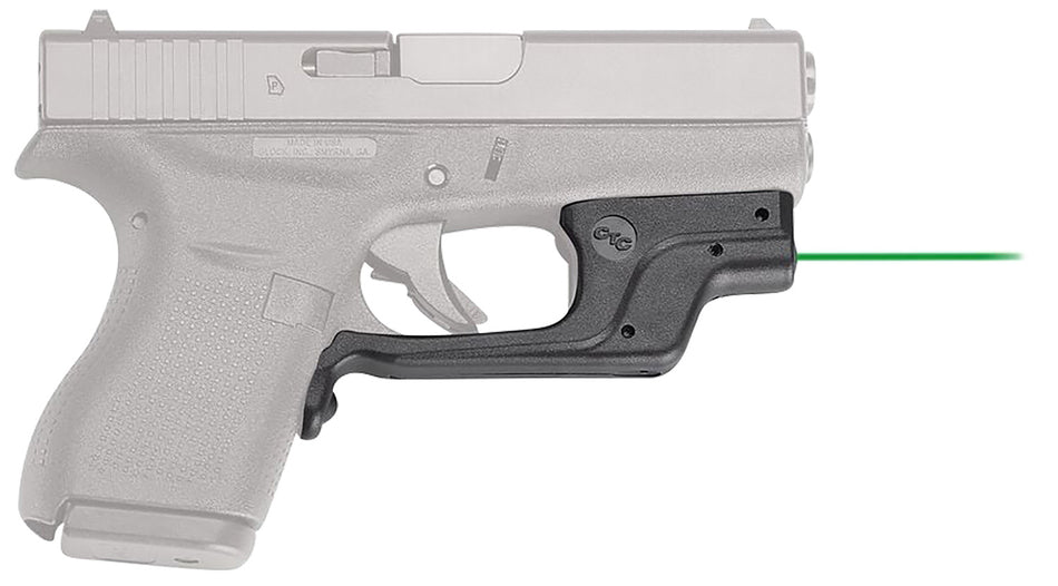 Crimson Trace LG-443 Laserguard Compatible with Glock 42/43 Green Laser Black