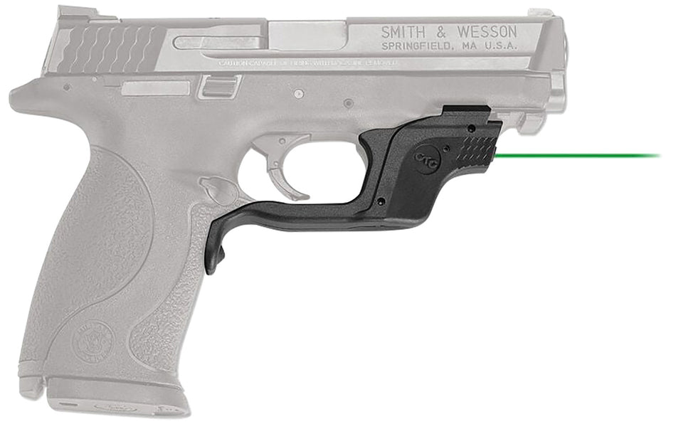 Crimson Trace LG-360G Green Laserguard Fits S&W M&P Pistols Trigger Guard Mount Black Polymer