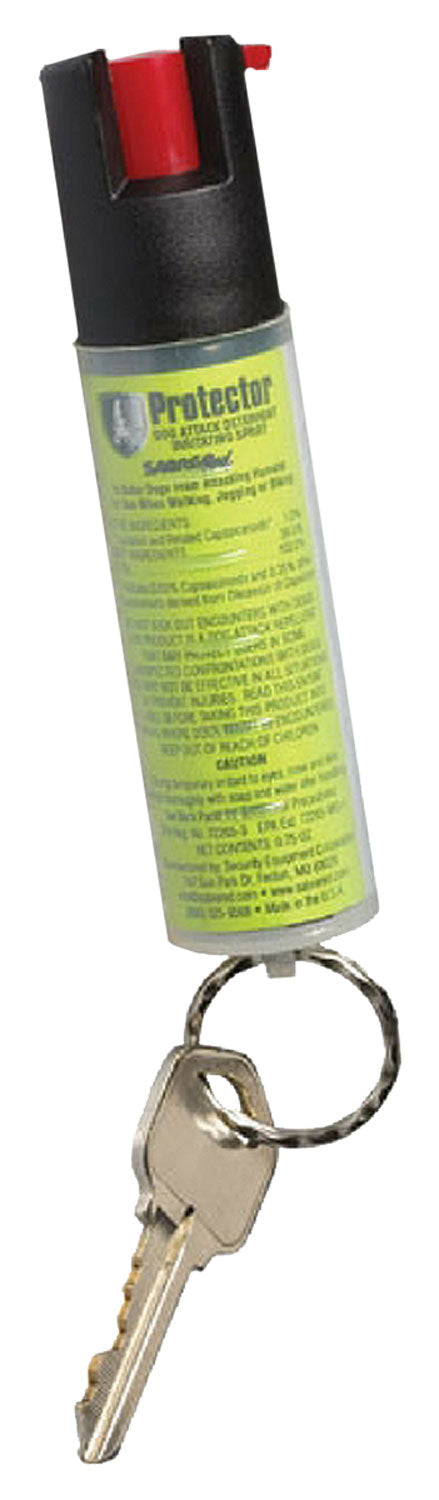 Sabre SRPK02 Canine Deterrent Spray Capsaicin 1% Major Capsaicinoids 0.75 oz with Key Ring