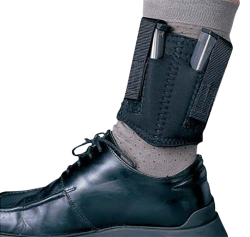 DeSantis Gunhide N81BJZZZ0 Double Ankle Magazine Pouch Black Neoprene 9mm 40 Cal Ambi