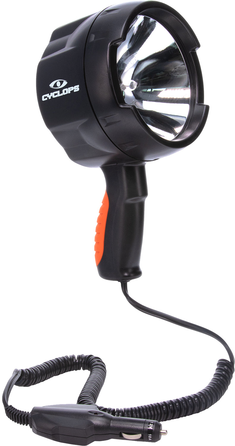 Cyclops 12V Direct Spotlight CYCHS140012V 1400 Lumens White Halogen Black Polymer 450 Meters