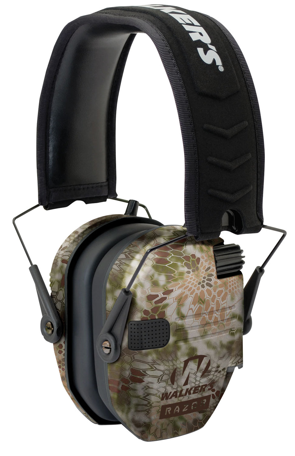 Walker's GWPRSEMKPT Electronic Razor Slim Muff 23 dB Kryptek Highlander Over-the-Head