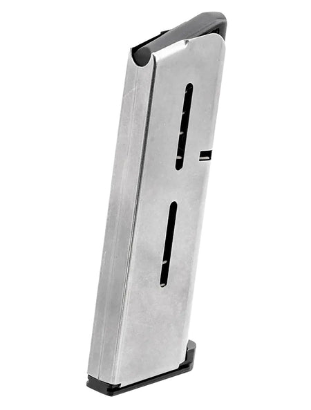 Wilson Combat 47OXCHV .45 ACP+P 6rd Stainless Steel Magazine for 1911 Officer with Low-Profile Steel Baseplate
