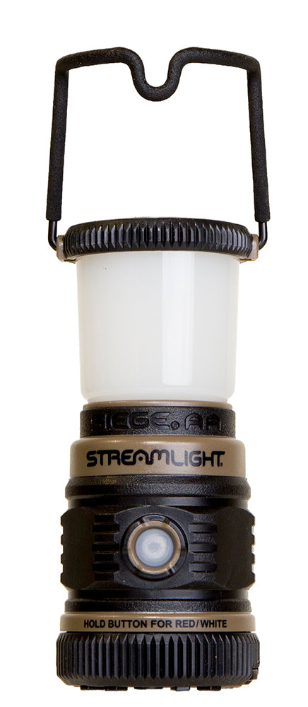Streamlight The Siege 44941 Emergency Lantern 50/100/200 Lumens White/Red LED Coyote