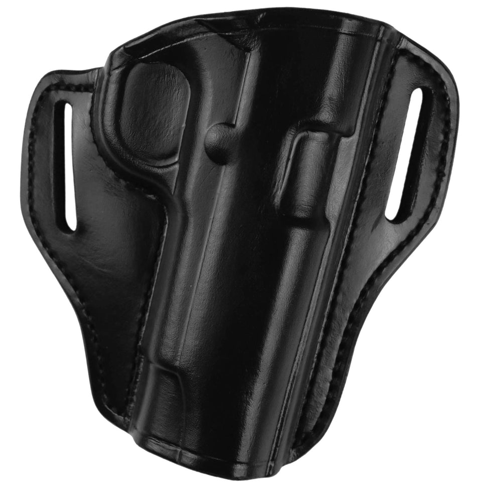 Bianchi 25054 57 Remedy Outside Waistband Holster Black Leather Size 01 Fits S&W J-Frame/S&W 36 Right Hand