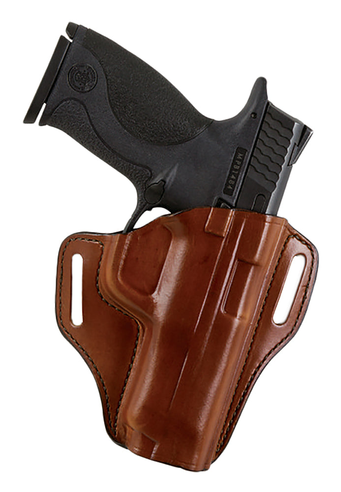Bianchi 25032 57 Remedy Outside Waistband Holster Tan Leather Size 22A Fits Ruger LCR Revolver Right Hand
