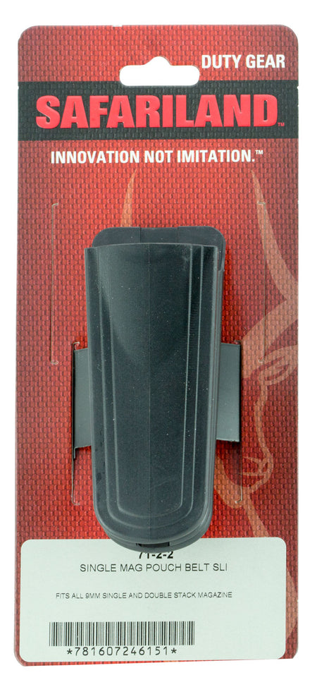 Safariland 7122 Dual Mag Pouch Belt Slide Black Polymer Fits 1.50" to 2.25" Wide Belts
