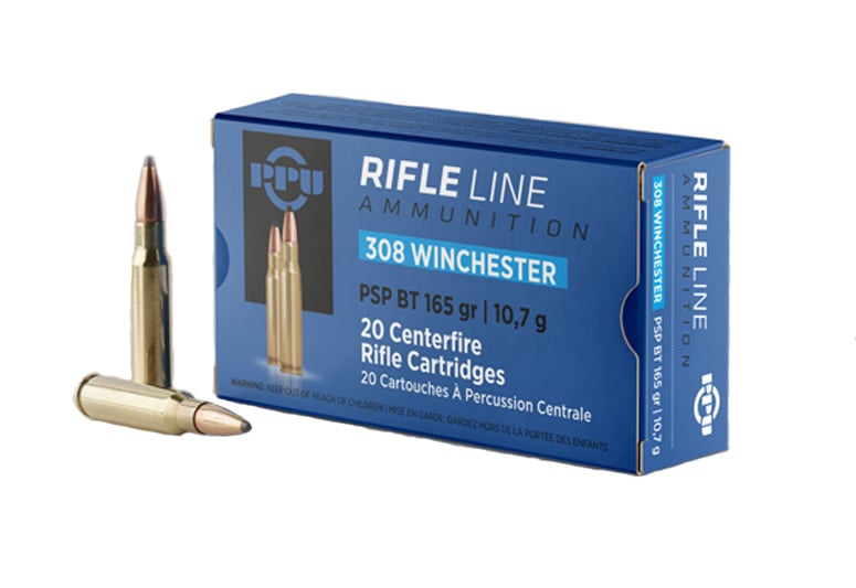 Prvi Partizan .308 Win / 7.62x51mm PP3082, PP3082 8605003812470 Pointed Soft Point Boat Tail 165 Grain