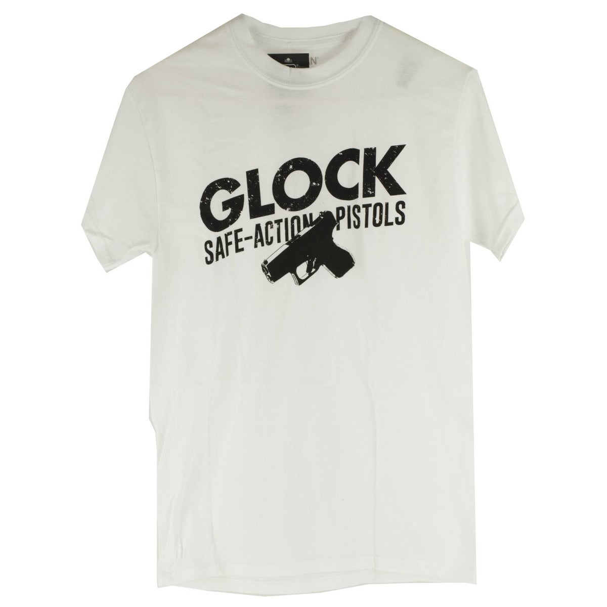 Glock Safe Action White Tee Shirt Small