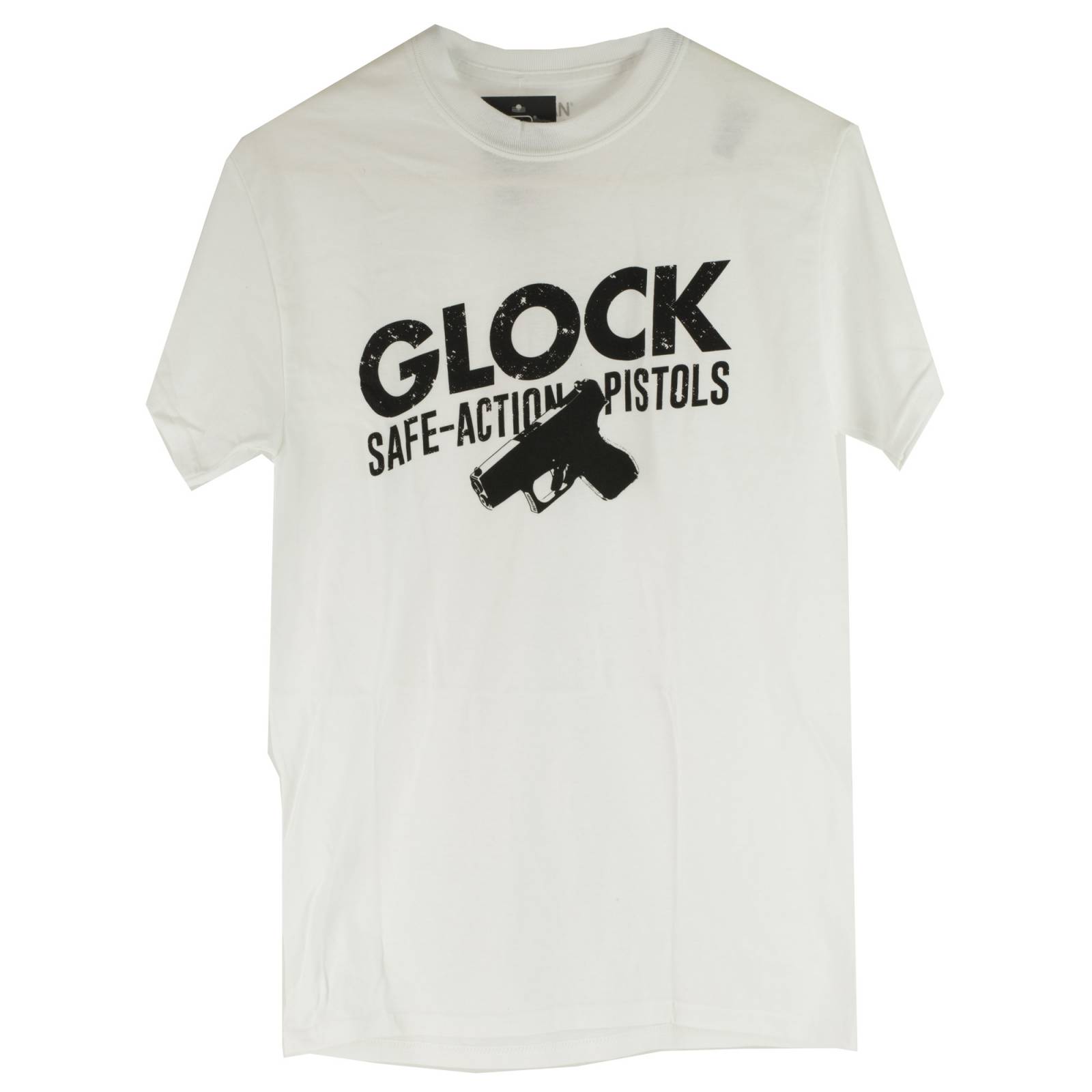Glock Safe Action White Tee Shirt Small