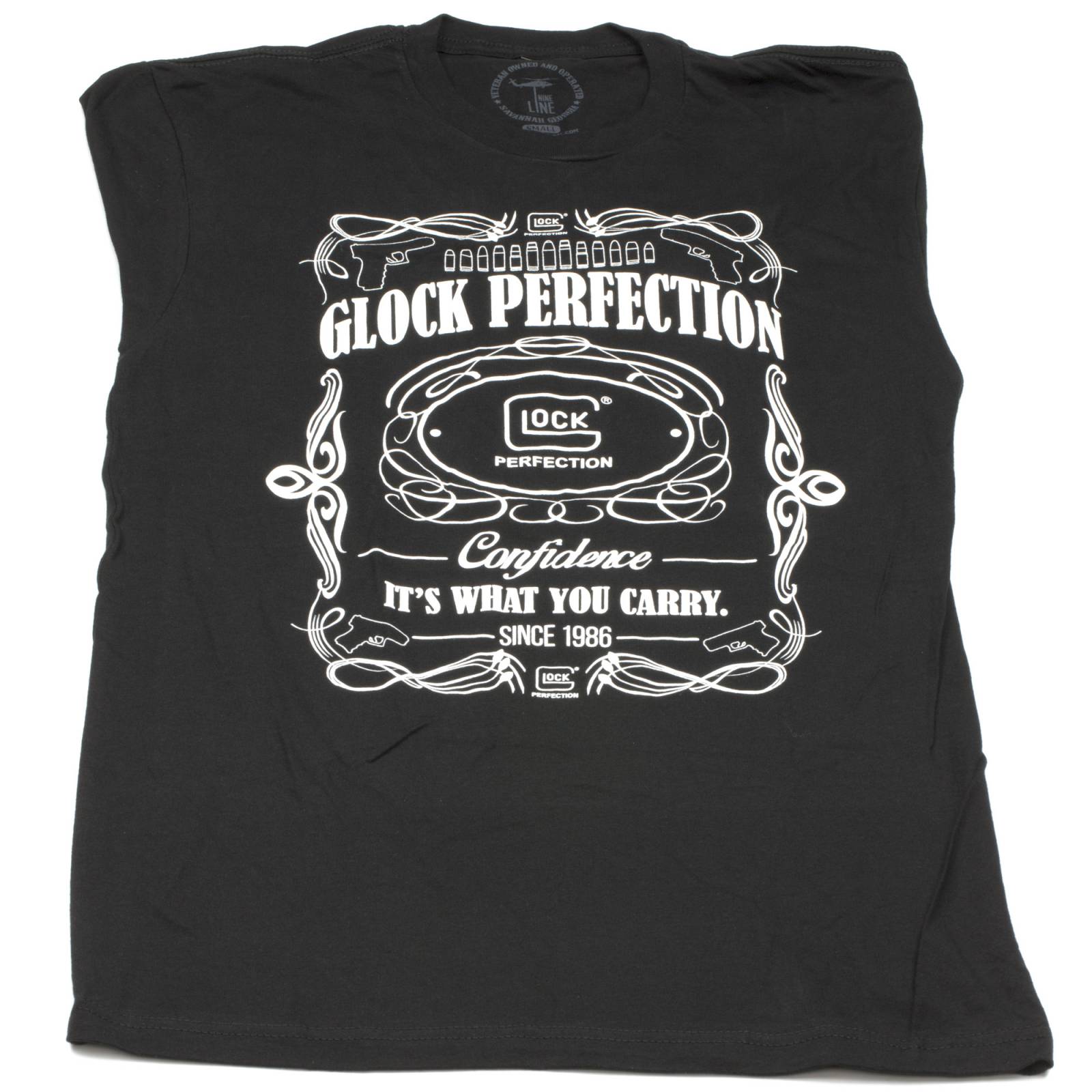 Glock Flourish OEM Men's Tee Black - Size S