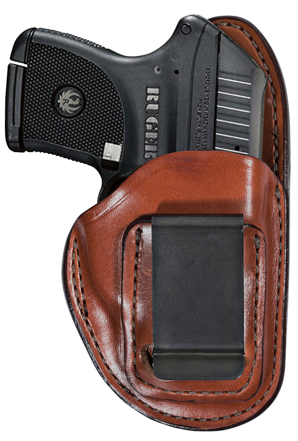Bianchi 26082 100 Professional Inside Waistband Holster Tan Leather Size 13 Fits S&W M&P Shield 1.0/2.0 9/40 RH