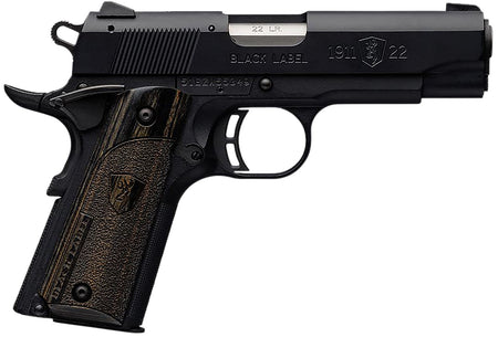 Browning 1911 Black Label Compact .22 LR Pistol, 10+1, 3.63" Stainless Barrel