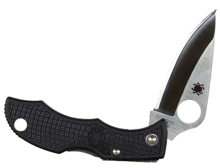 Spyderco Ladybug 3 Folding Knife 1.94" Plain Edge VG-10 Stainless Steel Blade Black FRN Handle