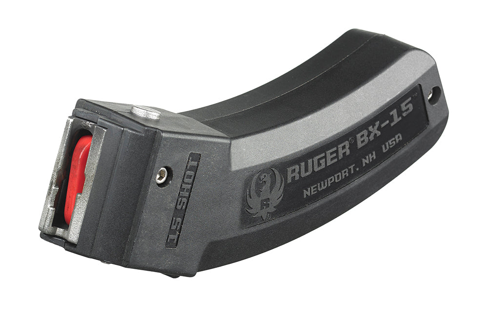 Ruger 90463 BX-15 Replacement 15rd .22LR Magazine for 10/22 & 77/22 Black