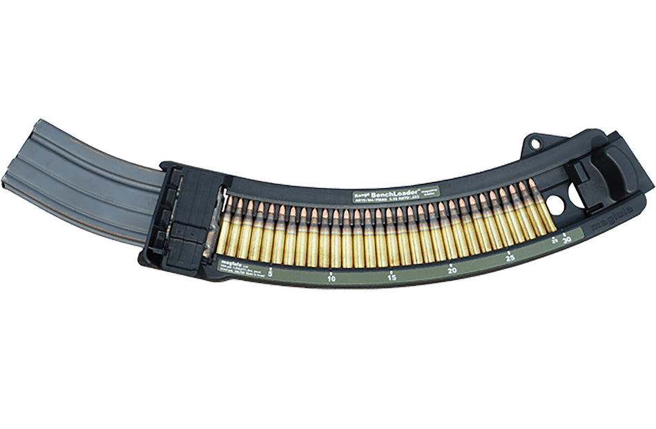 Maglula BL71B AR-15 M4 Range BenchLoader 223 Rem 5.56x45mm NATO Black Polymer Magazine Loader