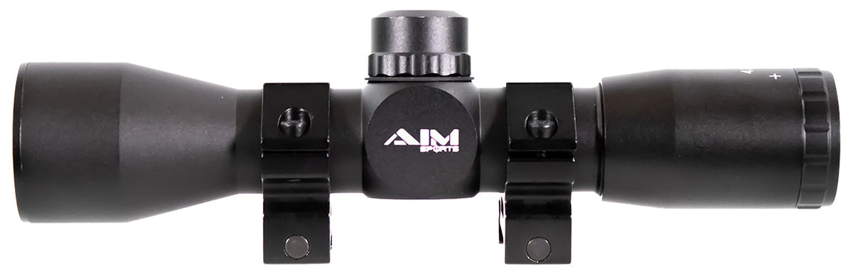 Aim Sports JTM432B 4x32mm Compact Tactical Black Mil-Dot Riflescope with 1" Tube