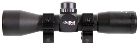 Aim Sports JTM432B 4x32mm Compact Tactical Black Mil-Dot Riflescope with 1" Tube