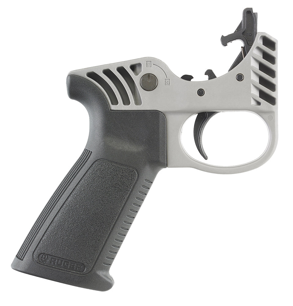 Ruger Elite 452 MSR Trigger Assembly Two-Stage 4.5 lb Pull for AR-556/SR-556/SR-762, Black/Silver