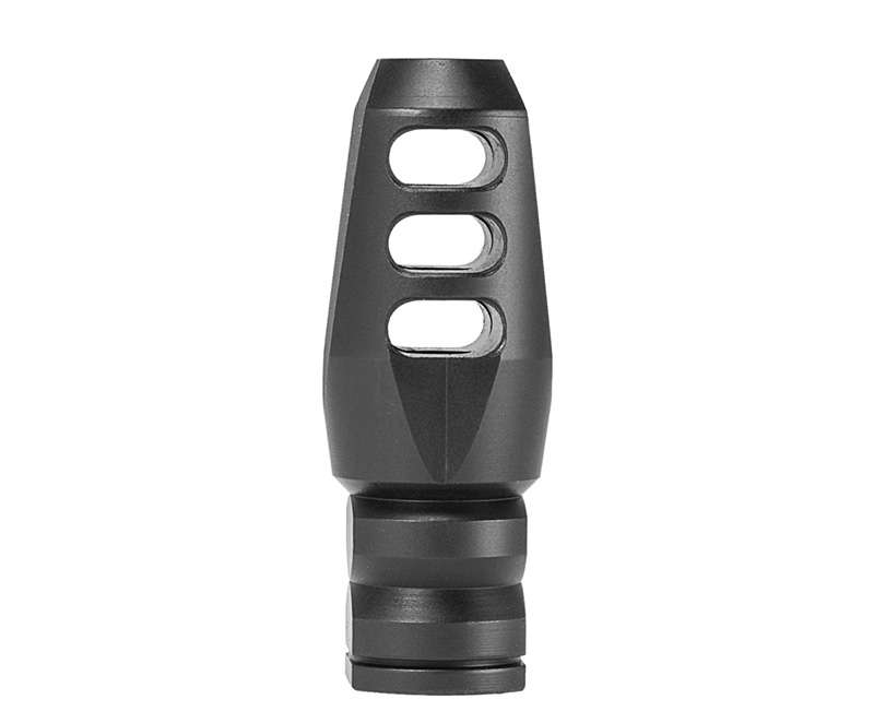 MFT E-VOLV AR-15 Muzzle Device 3 Port Compensator 1/2x28 Black