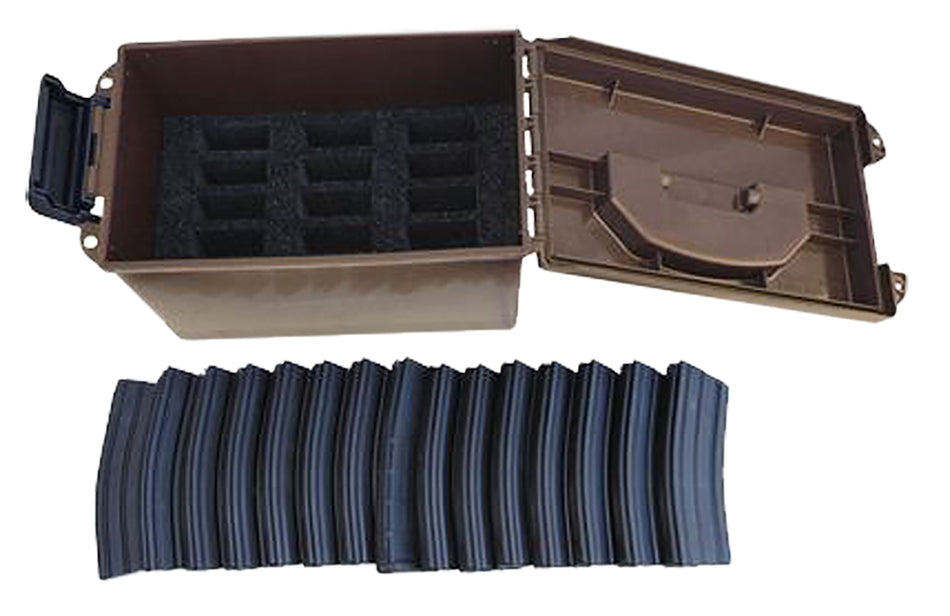 MTM Case-Gard TMC15 Flat Dark Earth 5.56x45mm NATO Tactical Mag Can for AR Magazines