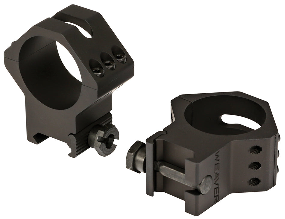 Weaver Mounts 99684 Picatinny Rings 34mm High Matte Black Six-Hole