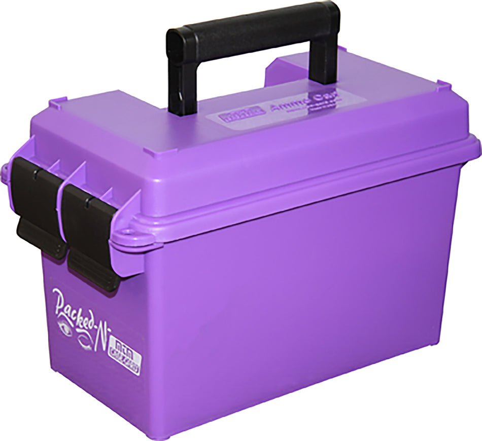 MTM Case-Gard AC50C25 Purple Polypropylene 50 Caliber Ammo Storage Can