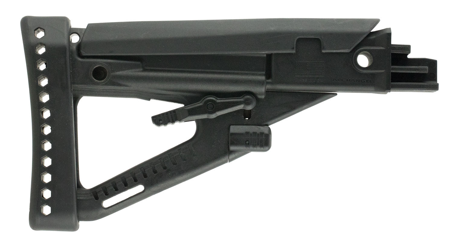 Archangel AA123 AK-Platform OPFOR 4-Position Adjustable Buttstock Black Synthetic
