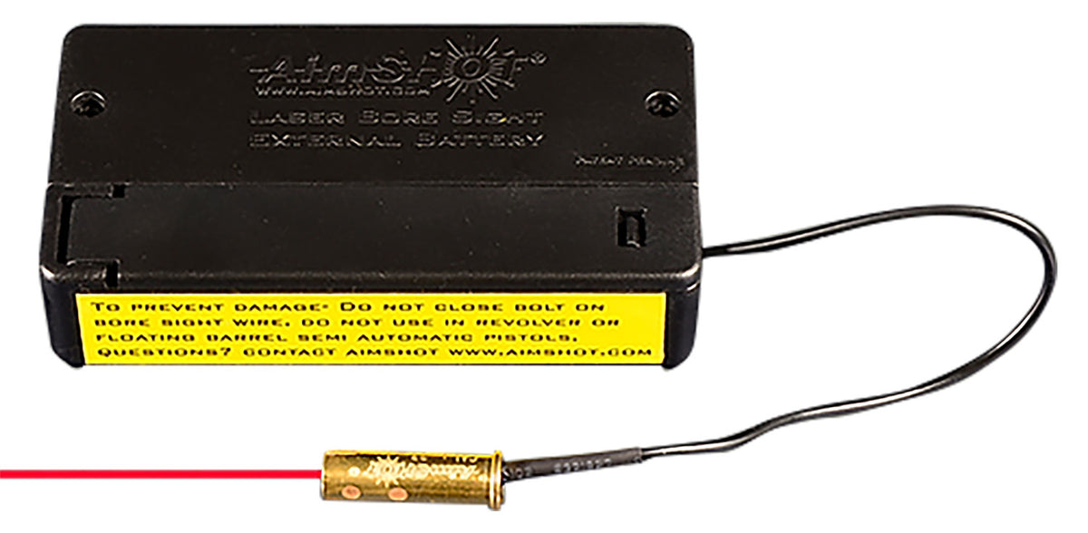 AimShot BSB17 Laser Bore Sight 17 HMR Brass and External Battery Pack