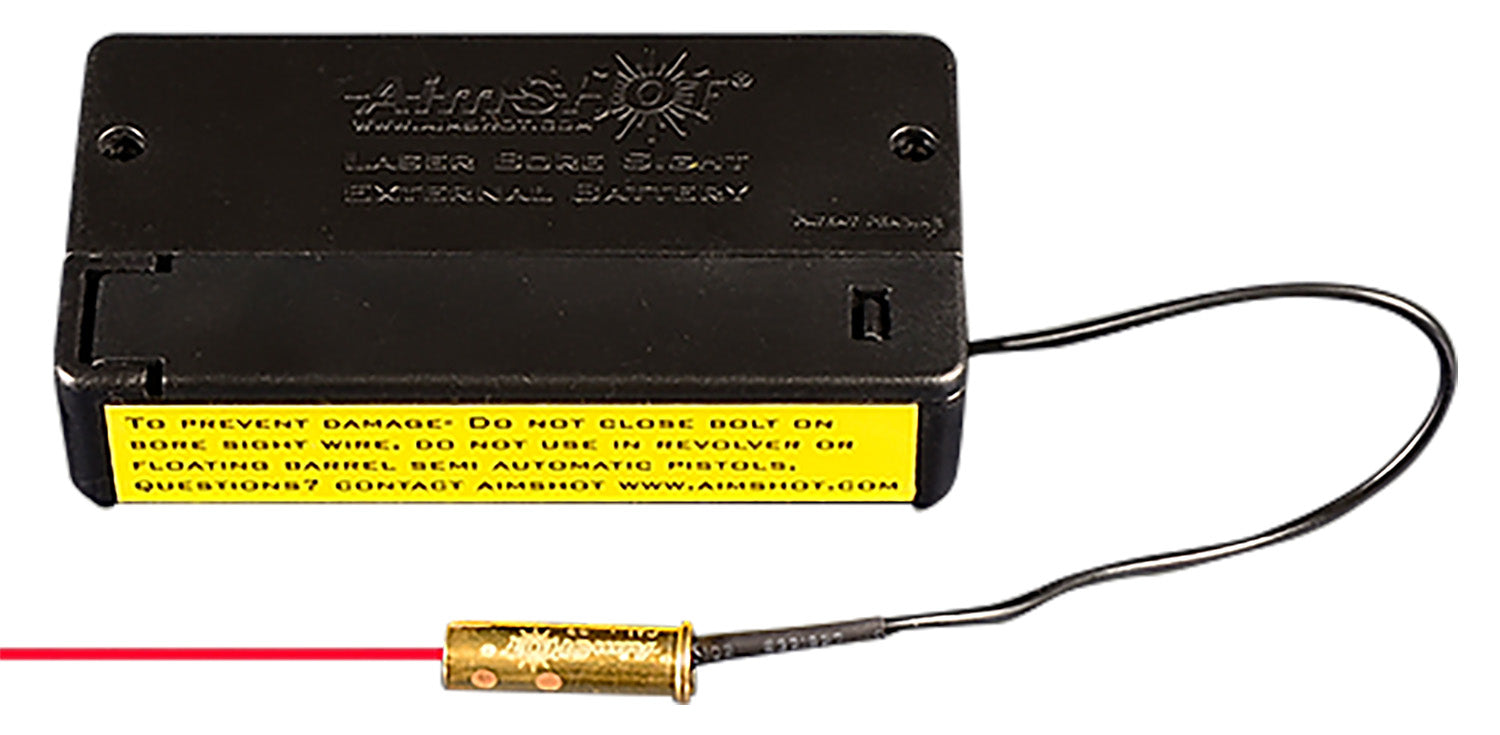 AimShot BSB17 Laser Bore Sight 17 HMR Brass and External Battery Pack
