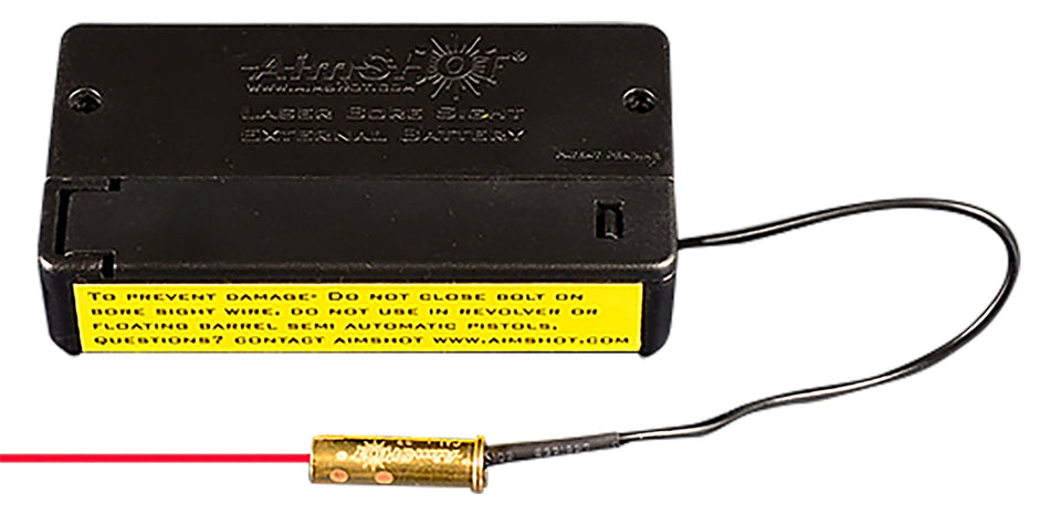 AimShot BSB17 Laser Bore Sight 17 HMR Brass and External Battery Pack