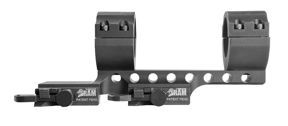Samson DMR 030009001 Black Anodized Quick-Release Scope Mount and Ring Combo