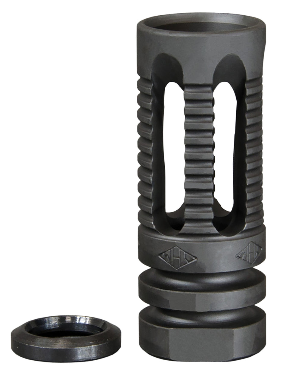 YHM 285C1 Phantom 5-Port Flash Hider Black Steel 1/2"-28 TPI for 5.56x45mm NATO AR-Platform