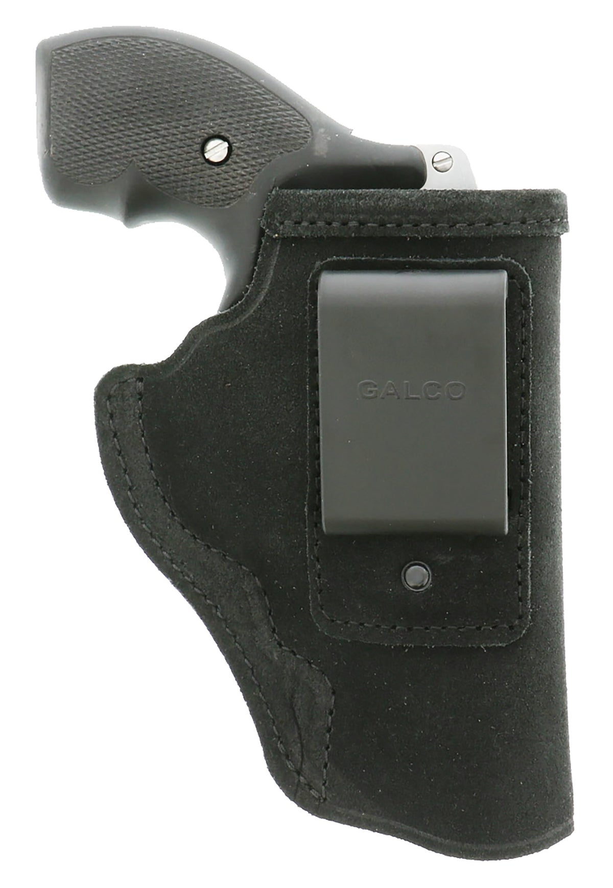 Galco STO158B Stow-N-Go IWB Black Leather Belt Clip Holster Fits S&W J Frame Right Hand