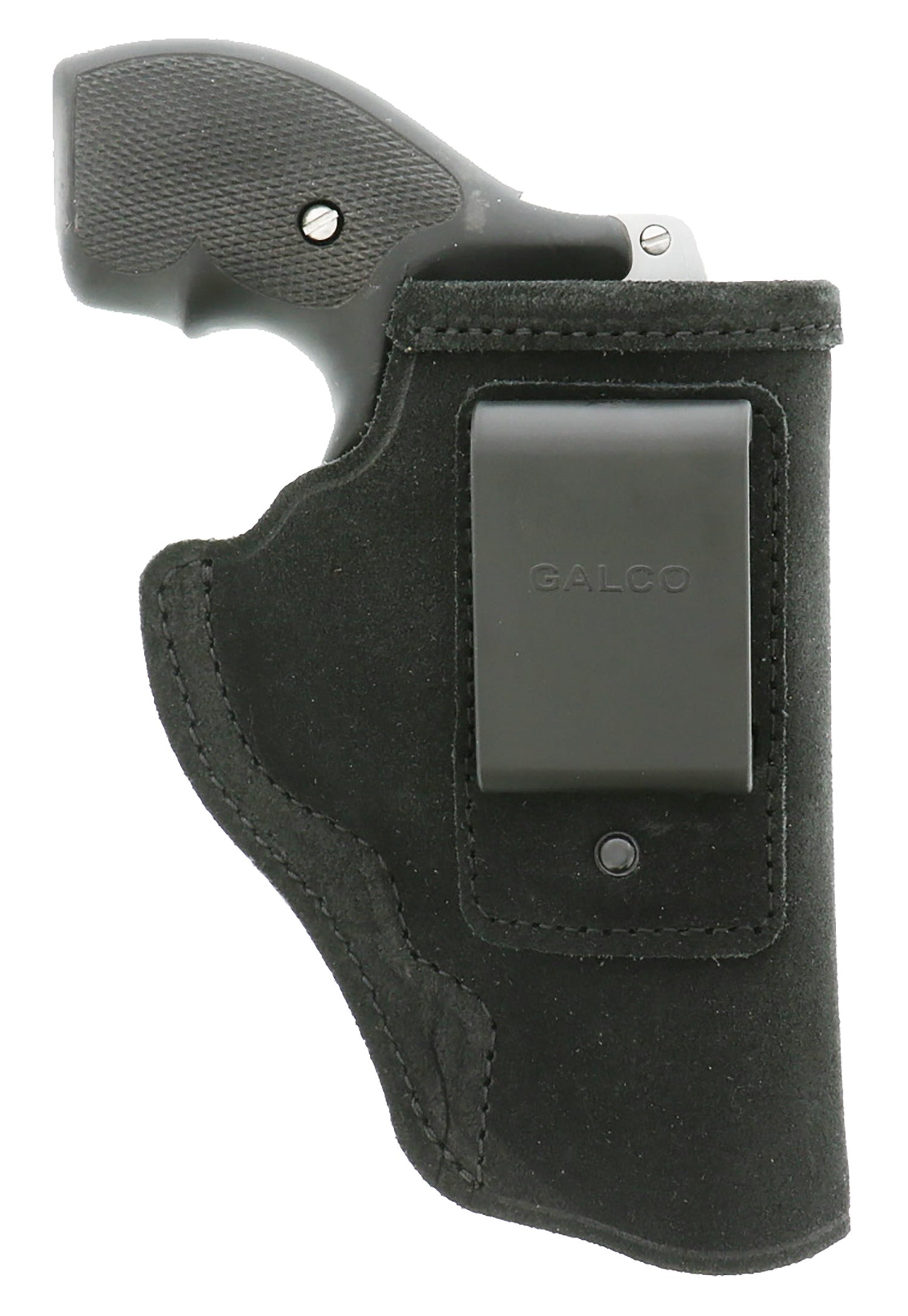 Galco STO158B Stow-N-Go IWB Black Leather Belt Clip Holster Fits S&W J Frame Right Hand