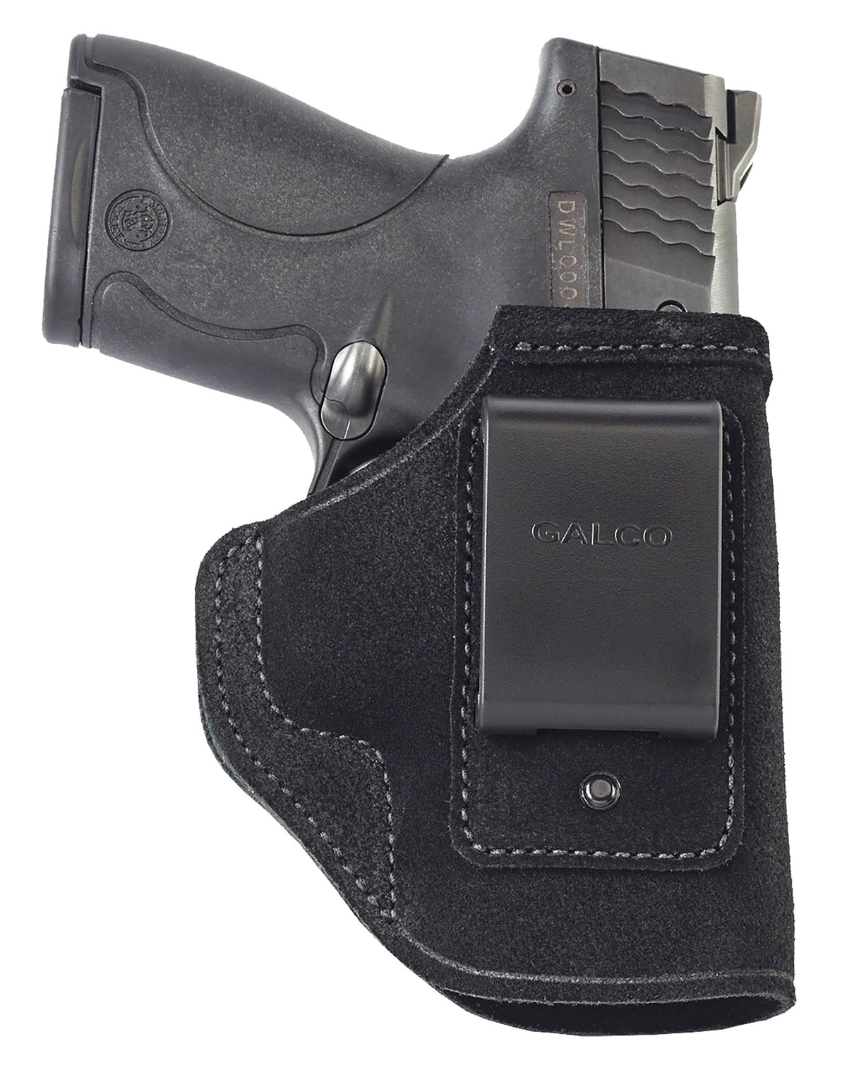 Galco STO266B Stow-N-Go IWB Black Leather Belt Clip Holster Fits 1911 4-4.25" Barrel Right Hand