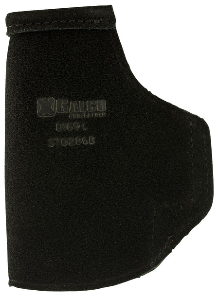 Galco STO286B Stow-N-Go IWB Black Leather Belt Clip Holster Fits Glock 26/27 Gen3-5/33 RH