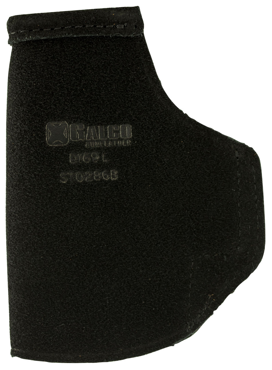 Galco STO286B Stow-N-Go IWB Black Leather Belt Clip Holster Fits Glock 26/27 Gen3-5/33 RH
