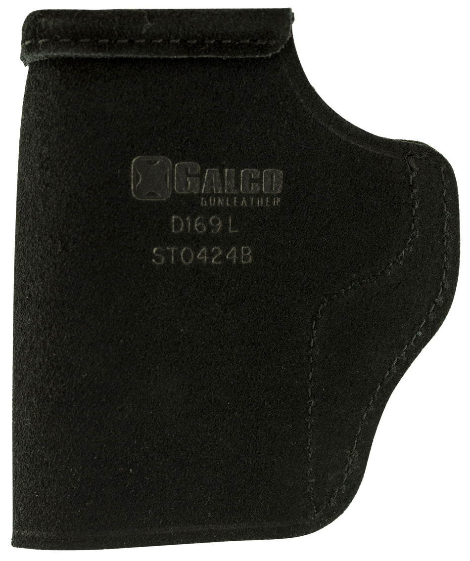 Galco STO424B Stow-N-Go IWB Black Leather Belt Clip Holster Fits 1911 3" Barrel Right Hand