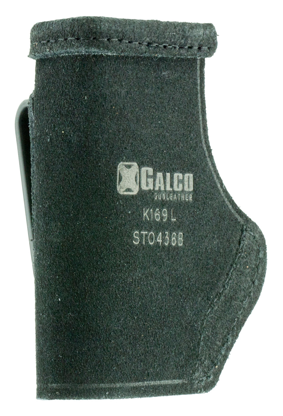 Galco STO436B Stow-N-Go IWB Black Leather Belt Clip Holster Fits Ruger LCP/Diamondback DB RH