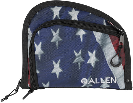 Allen 7719 Victory 1-Pocket Handgun Case Stars and Stripes Endura with Knit Lining Made in USA