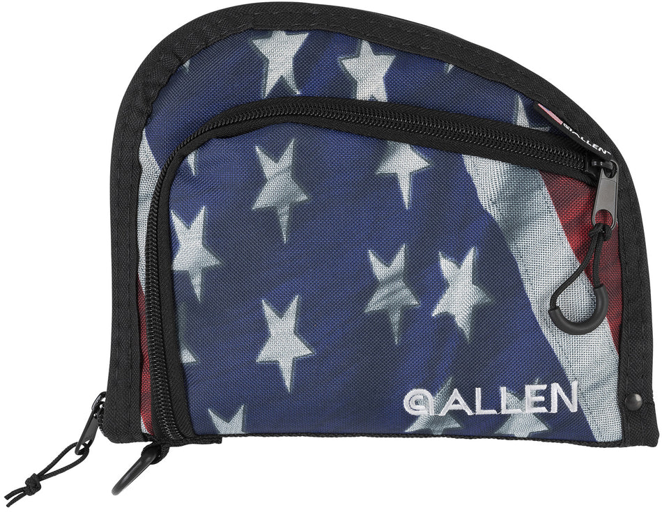 Allen 7719 Victory 1-Pocket Handgun Case Stars and Stripes Endura with Knit Lining Made in USA