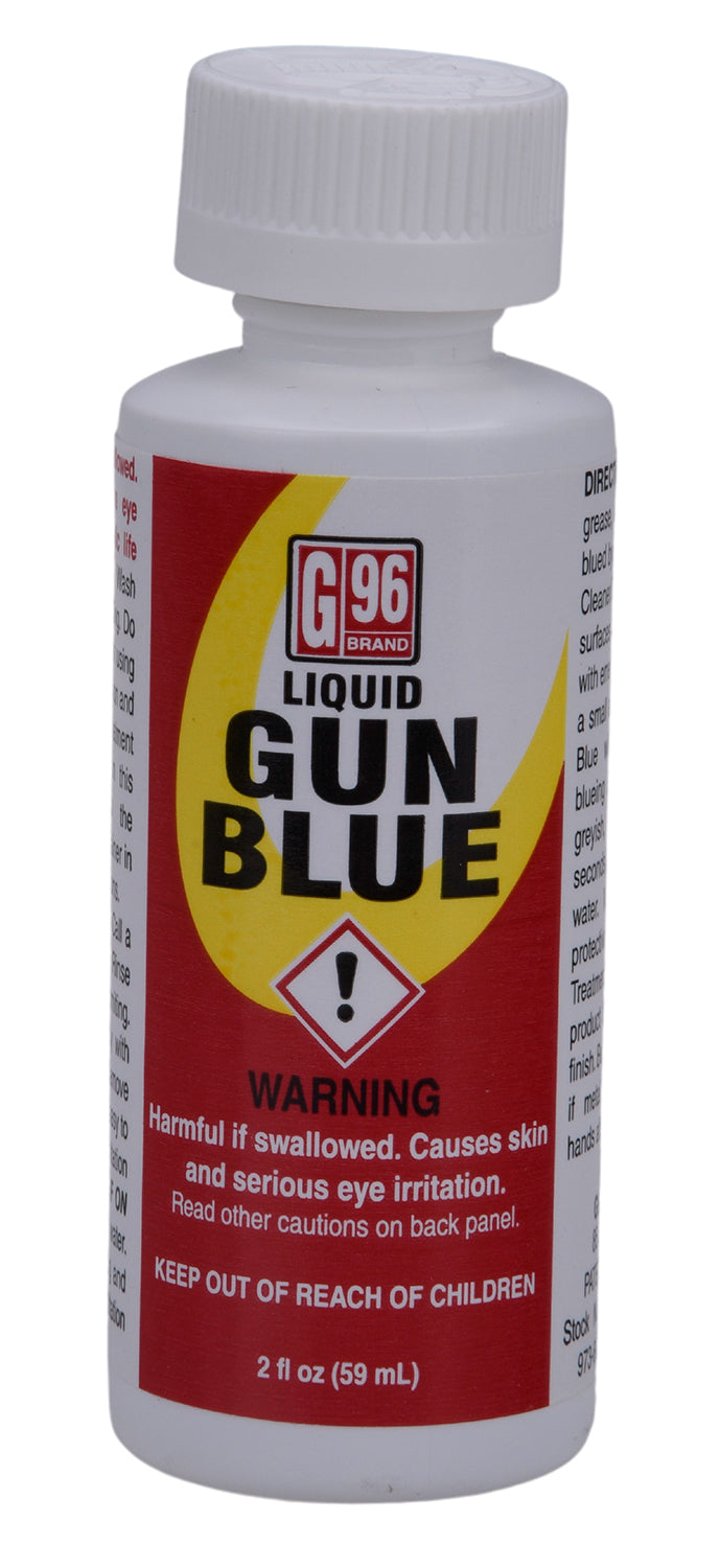 G96 Gun Blue Liquid 2oz - Rich Finish Touch-Up Bluing That Won't Rub Off