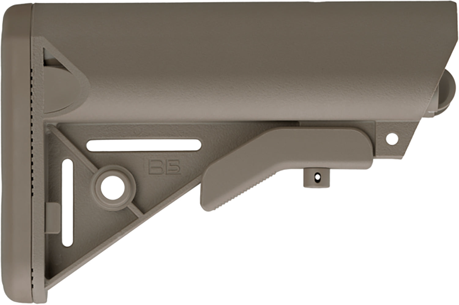 B5 Systems Enhanced SOPMOD Buttstock Flat Dark Earth Synthetic AR-Platform Mil-Spec Receiver Extension Not Included